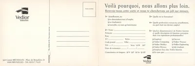 Scenariusz metra-pracy-snu — Vedior Interim — Centrum Zatrudnienia Bruksela — Rewers