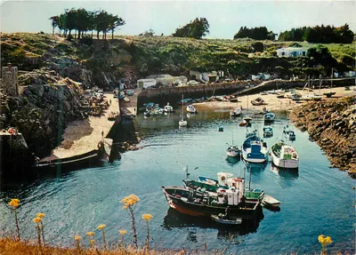 Ilha de Yeu (Vendée) — O porto da Meule — Impressor Mâcon