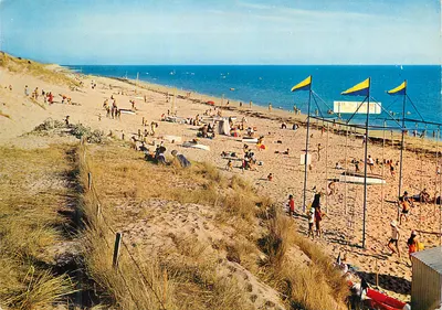 Ilha de Noirmoutier — A praia — Editor ARTAUD Frères, Nantes-Carquefou