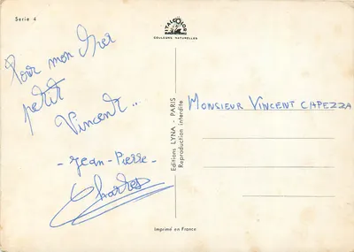 Teleférico na montanha — cena humorística — Vitalcolor, série 4 — Verso