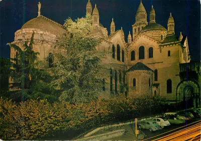 São Front (Dordônia) — Catedral à noite, a abside — Éditions PENE - N° 534