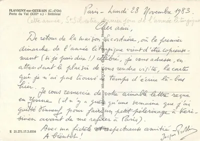 Flavigny-sur-Ozerain — Porta del Val (XIII secolo) — Interno — Editore C. Clos — Verso