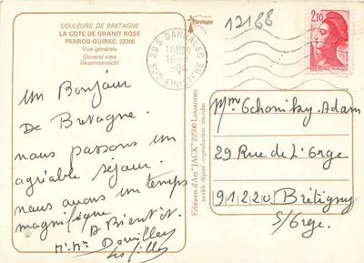 Perros-Guirec — Ogólny widok — Wydawnictwo Sztuki 'JACK' — Rewers