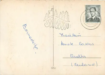 Fer towarzyski i grzyby — Saint-Vith — wydawca Krüger — Rewers