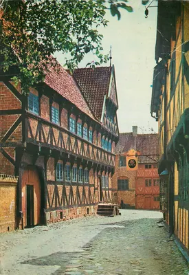 Algade, Århus — A casa do prefeito, 1597 — Bleckers-Fotograf - Farvefoto - Nr. 149 719 045