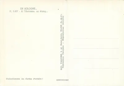 In Sologne... — A L'Autunno, un laghetto — Valoire — Verso