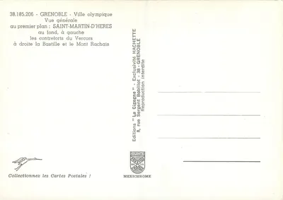 Grenoble — Città olimpica — Edizioni Bobillot — Verso