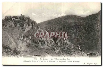 Au Loup — O Village de Gourdon — A. Bougault 796