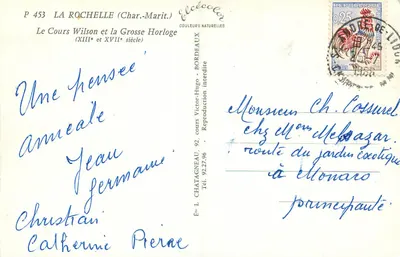 La Rochelle — A Grande Relógio (séculos XIII e XVII) — Editado por Elcée, P 453 — Verso