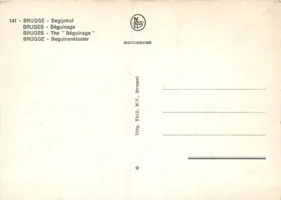 Brukselka - Béguinage — Iris — Rewers
