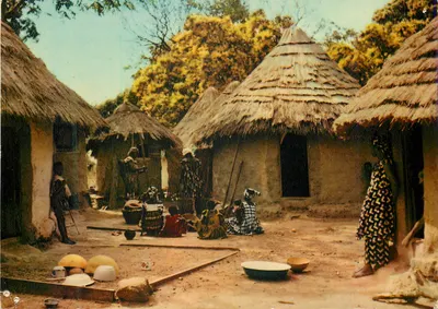 Vila africana — África em cores — Mexichrome, Paris