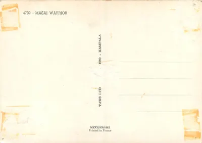 Guerrilheiro Masai — TAWS LTD série 4702 — editor TAWS LTD — Verso