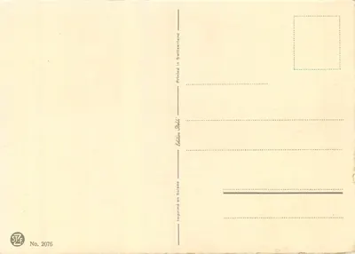 Narcissen in een vaas — waterverf — J. Philippe, uitgave STZF n°2076 — Achterkant
