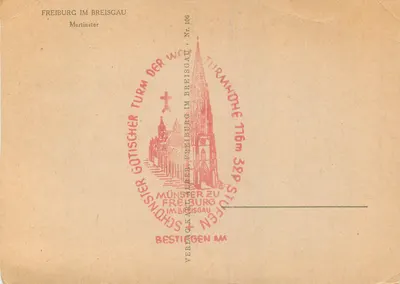 Freiburg im Breisgau — Martinstor — Wydawnictwo Karlsruher — Rewers