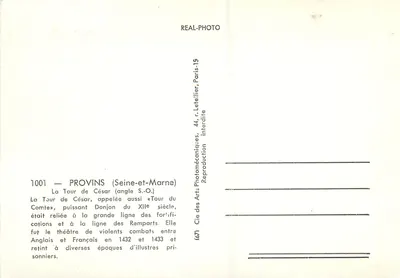 Wieża Cezara — Provins (Seine-et-Marne) — Y. Hodaberg — Rewers