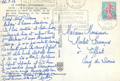 Ponte e casa a Montluçon — Limousin — Éditions Diplôme — Verso