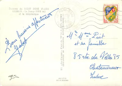 Il funivelo del Mont Dore — Il Sancy (1836 m) — Editore IRIS — Verso