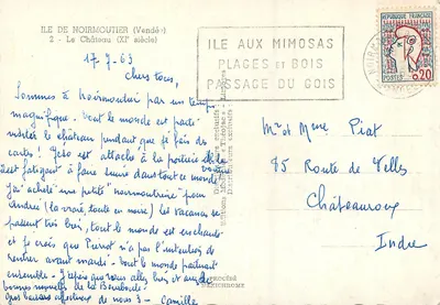 Wyspa Noirmoutier — Zamek (XI wiek) — Wydawnictwo Iris — Rewers
