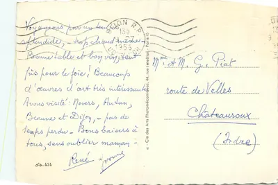 Dijon — Garguliki NMP — Ciech Fotomechanicznych Sztuk — Rewers