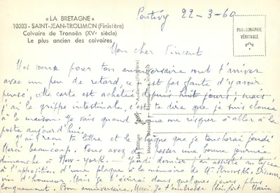 Calvário de Tronoën — XVᵉ século — Audierne (Finistère) — Verso