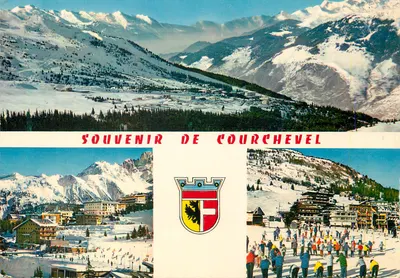 Courchevel — Vista geral das pistas do Ariondaz — LUMICAP