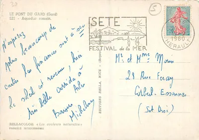Ponte du Gard — Aqueduto Romano — Éditions Rella — Verso