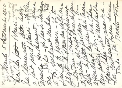 Notre-Dame w Paryżu — widok fasady — Wydawnictwo Flanant Art, n°15 — Rewers