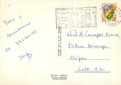 Deauville — Panoramische uitzicht — Gaby Uitgaven — Achterkant