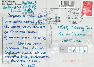 Uma Bise do Corbier — Le Corbier, Savoie — Éditions Cliché et réalisations — Verso