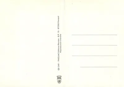 Castelnaudary — O Cassoulet — Editor (D) CAP - THEOJAC Éditions Réunies — Verso