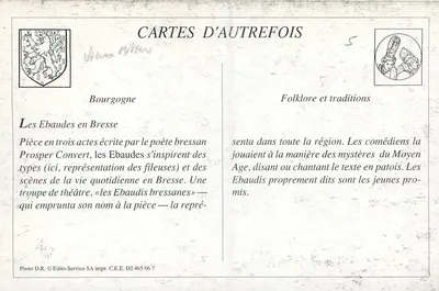 Les Ebaudes w Bresse — L. Ferrand, wyd. Bourg — nr 42 — Rewers