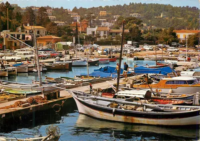 Porto de Cavalaire-sur-Mer — Reflexos da Costa Azul de Var — Impressor Combier