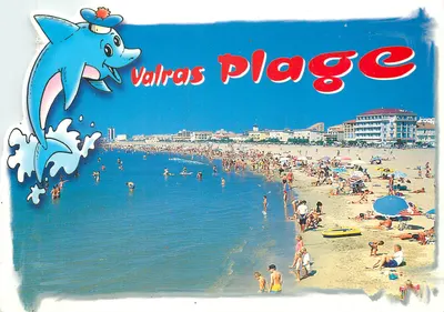 Valras Plage — praia animada — Éditions de la Palette