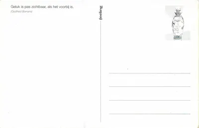 Flor rosa — citação de Godfried Bomans — editor não visível — Verso