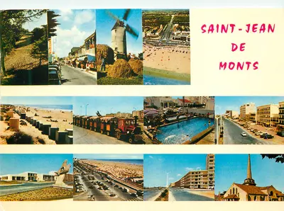 Saint-Jean-de-Monts — vista panorâmica — Edições Raphaël, A 33