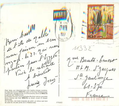 Malta — G.C. — Biblioteka Katedralna Sliema — Printex Ltd. — P75368 — Rewers