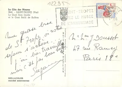 Saint-Tropez — Quai Jean Jaurès i Quai Baillie de Suffren — Éditions RellaColor — Rewers