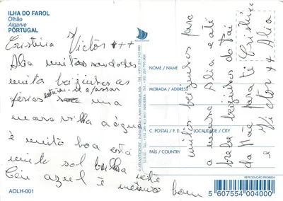 Olhão - Ilha do Farol — Algarve — Atlanticpost — Verso