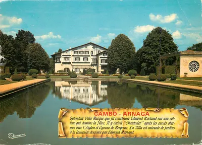 Villa Cambo - Arnaga — Splendida villa basca construída por Edmond Rostand, com jardim e lago — Éditions Chouand