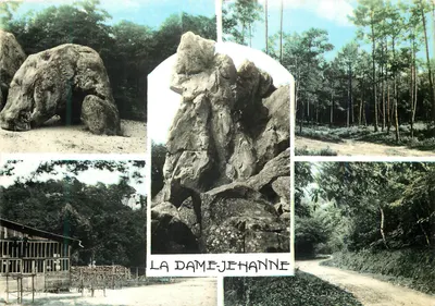 A Dama Jehanne — Rocher de Larchant (Nièvre) — Éditions Collin