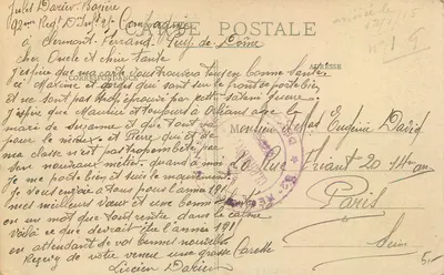 Clermont-Ferrand — Basen i łabędzie — Wydawca: MT, nr 961 — Rewers