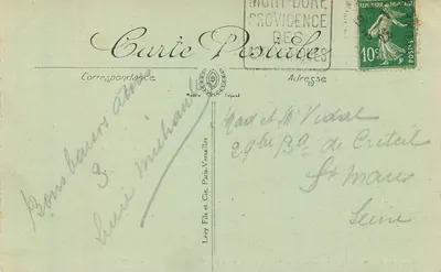 Arredores do Mont-Dore — O Puy de Sancy (alt. 1886 m) — Editor Levy Fils et Cie, n° 162 — Verso