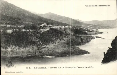 Esterel — Estrada da Nova Corniche d'Ouro — Edição Gilelta, fot., Nice, n° 454