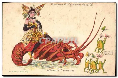 Madame Carnaval — recordações do Carnaval de NICE — Matthey & Lagarde, NICE