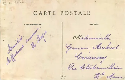 Bilhete postal antigo Nogent sur Marne Le Dimanche Matin L'Entrainement des Voiliers — Verso