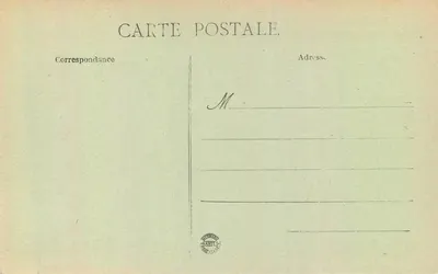 Cherbourg — Kazerne Brière-de-l'Isle — Collectie C. L. — Achterkant