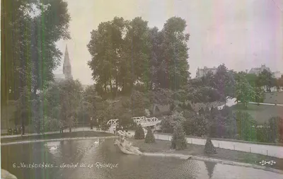 Valenciennes — Jardin de la Rhonelle — éditeur non identifié, n° de série 6