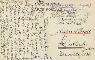 Valenciennes — Jardin de la Rhonelle — éditeur non identifié, n° de série 6 — Verso