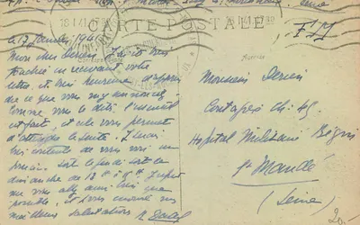 Le Mans — Dom z epoki renesansu, zwany domem Adama i Ewy, znajdujący się 69 Grande-Rue — fot. A. Dolbeau — Rewers