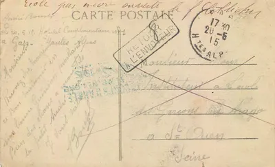 Gap — Massif de Charance (1903-) — Verso
